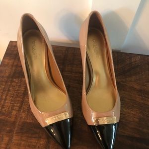 Coach two tone heels